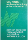 Słownik naukowo- techniczny polsko- niemiecki