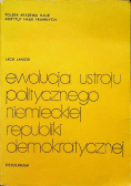 Ewolucja ustroju politycznego Niemieckiej Republiki Demokratycznej