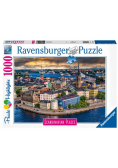 Puzzle 1000 Skandynawskie miasto widok