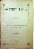 Volumina legum Tom IX 1889 r.