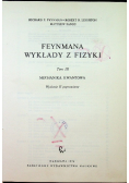 Feynmana wykłady z fizyki Tom III