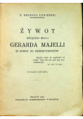 Żywot Świętego Brata Gerarda Majelli 1928 r.