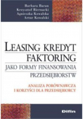 Leasing kredyt faktoring jako formy finansowania przedsiębiorstw