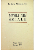 Myśli nie śmiałe