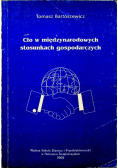 Cło w międzynarodowych stosunkach gospodarczych