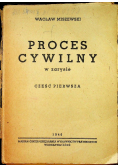 Proces Cywilny w zarysie 1946 r