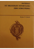Materiały do bibliografii historycznej Ziemi Dobrzyńskiej