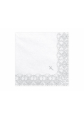 Serwetki Komunijne z ornamentem 33x33cm 20szt