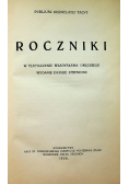Tacyt Roczniki 1930 r