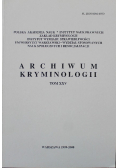 Archiwum Kryminologii Tom XXV