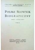 Polski Słownik Biograficzny Tom XI