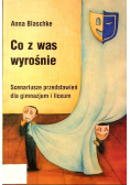 Co z was wyrośnie scenariusze przedstawień