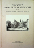 Gdańskie gimnazjum akademickie tom II