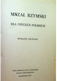 Mszał Rzymski dla Diecezji Polskich