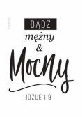 Magnes na lodówkę - Bądź mężny i mocny