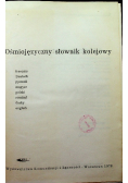 Ośmiojęzyczny słownik kolejowy