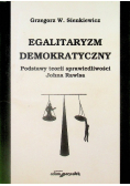 Egalitaryzm Demokratyczny Podstawy Teorii Sprawie