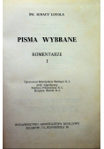 Loyola Pisma wybrane komentarze I