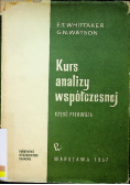 Kurs analizy współczesnej Część I