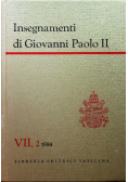 Insegnamenti di Giovanni Paolo II Tom VII Część 2