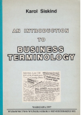 An introduction to business terminology