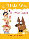 Czytam sam. Trzy małe świnki. Książka z naklejkami
