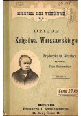 Dzieje Księstwa Warszawskiego Tom I 1897r