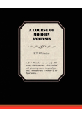 A Course of Modern Analysis
