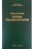 Einstein Pisma filozoficzne