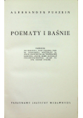 Puszkin Poematy i baśnie
