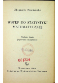 Wstęp do statystyki matematycznej
