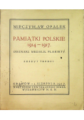 Pamiątki Polskie 1914 - 1917 Odznaki Medale Plakiety zeszyt III 1917 r.