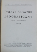 Polski słownik biograficzny Tom VII