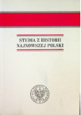 Studia z historii najnowszej Polski