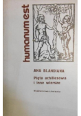Pięta achillesowa i inne wiersze