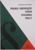 Prawa i obowiązki stron stosunku pracy