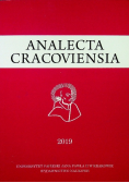 Analecta Cracoviensia 2019