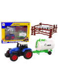 Zestaw farma + traktor + krowa