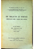 De Delictis et poenis