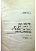Podręcznik projektowania architektoniczno budowlanego