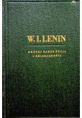 Lenin krótki zarys życia i działalności 1949 r.