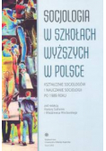 Socjologia w szkołach wyższych w Polsce