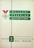 Wojskowy przegląd historyczny numer 2 1986