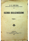 Kazania okolicznościowe Tom I 1916 r.