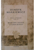 Wymiary dzieła literackiego Tom IV
