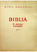 Biblia w języku polskim Tom II