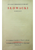 Słowacki Powieść 1929 r