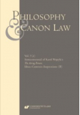 Philosophy and Canon Law vol 7 ( 2 )