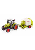 Traktor mówiący z przyczepą