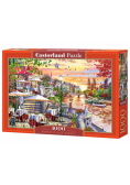 Puzzle 1000 Romantic City Sunset